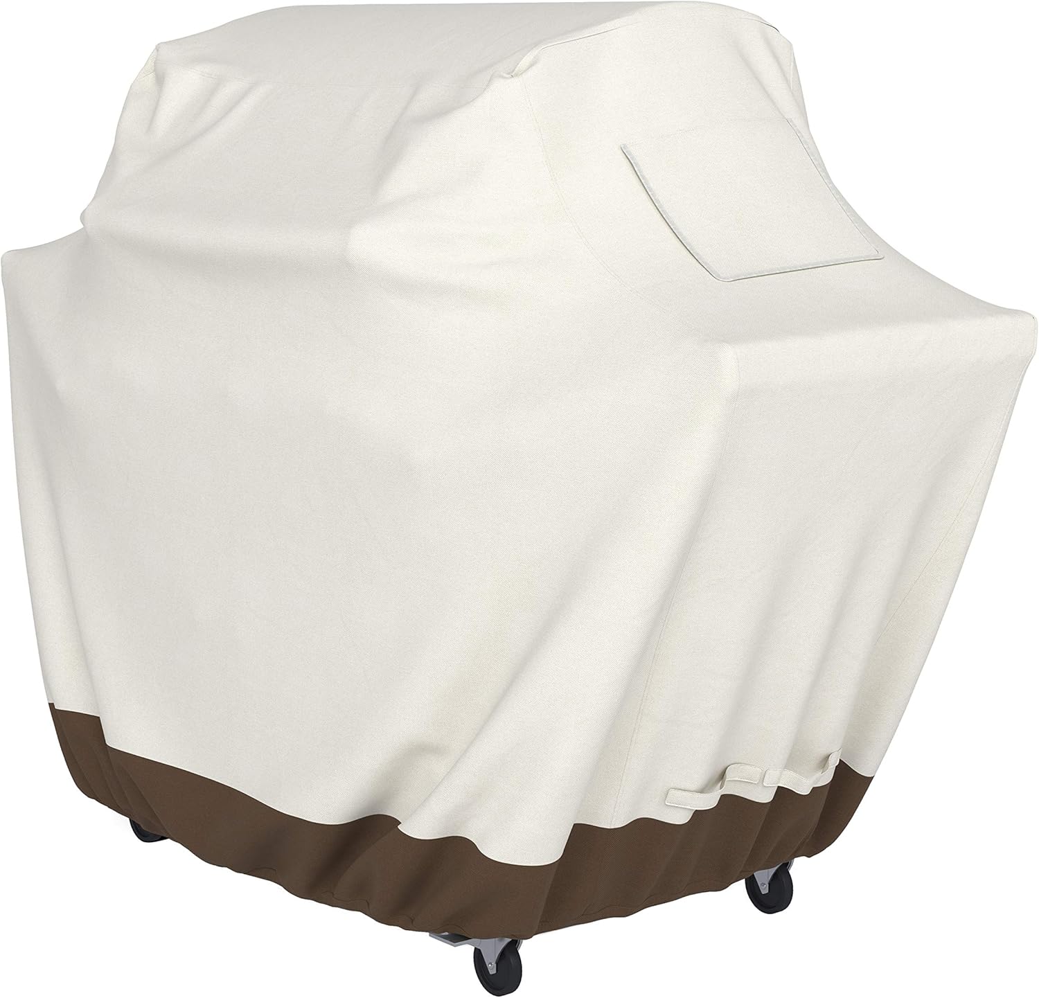 Pokrowiec na grilla zewnętrznego, wymiary 152x66x127 cm, beżowy/jasnobrązowy