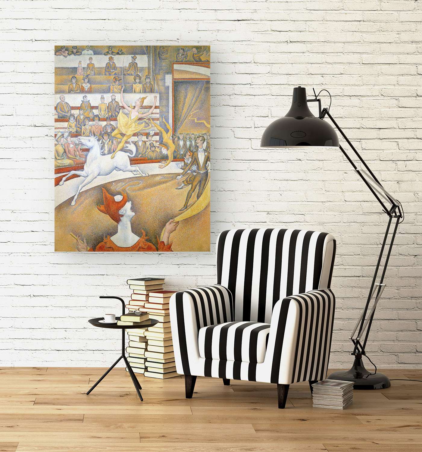 Peinture, impression sur toile - Georges Seurat, Le Cirque - 100x70 cm - 3