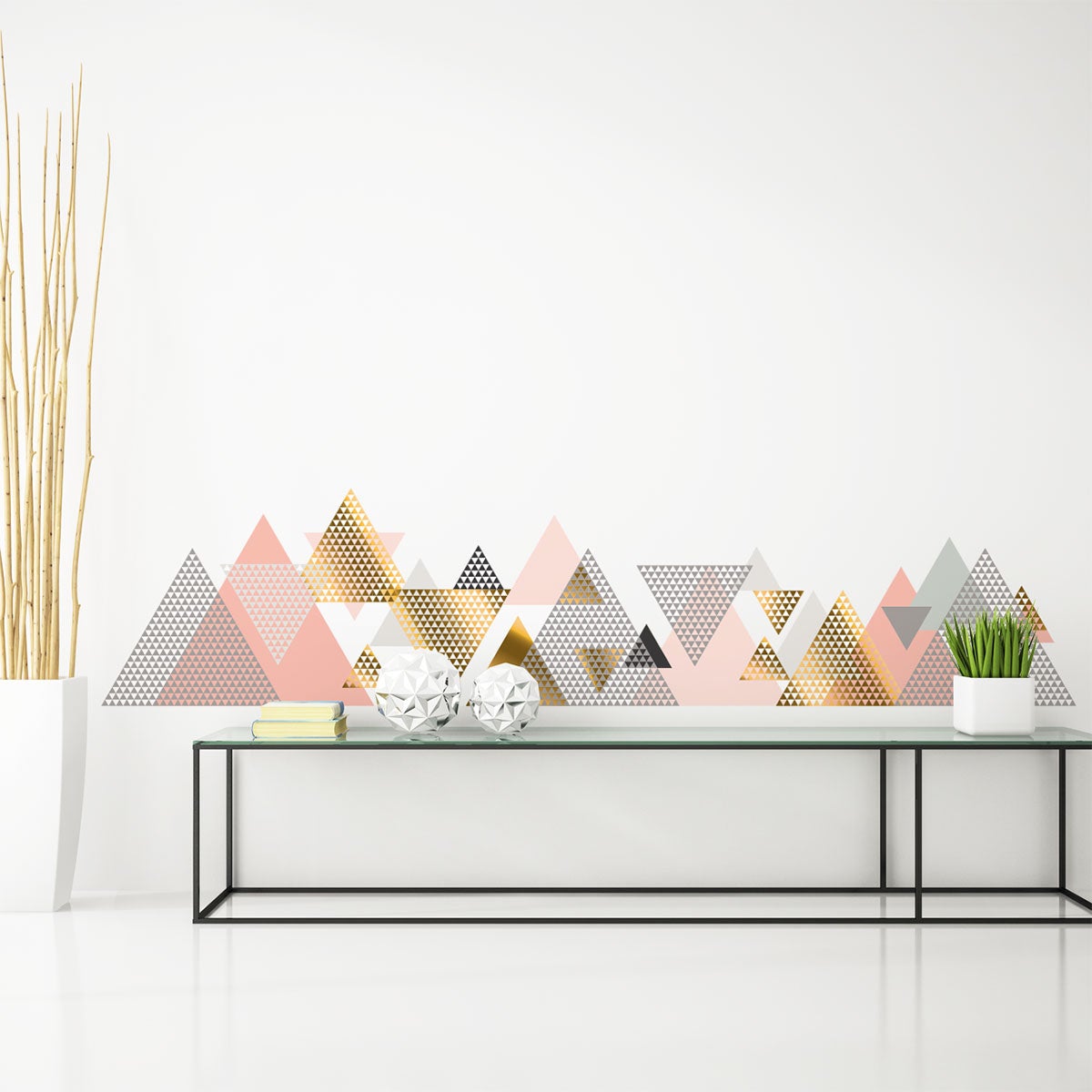 Adesivo montagna scandinavo oural - Sticker adesivo - adesivi murali - 110x165cm - 6