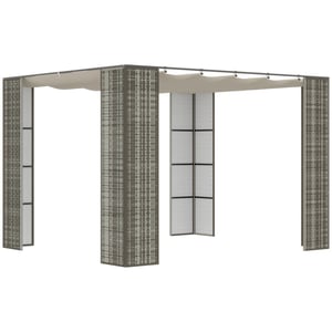 Pergola rétractable style colonial dim. 2,98L x 2,98l x 2H m