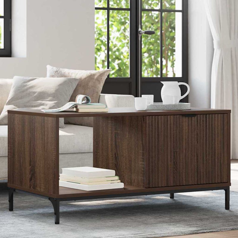 Stolik kawowy Brązowy dąb 90 x 49 x 46 cm