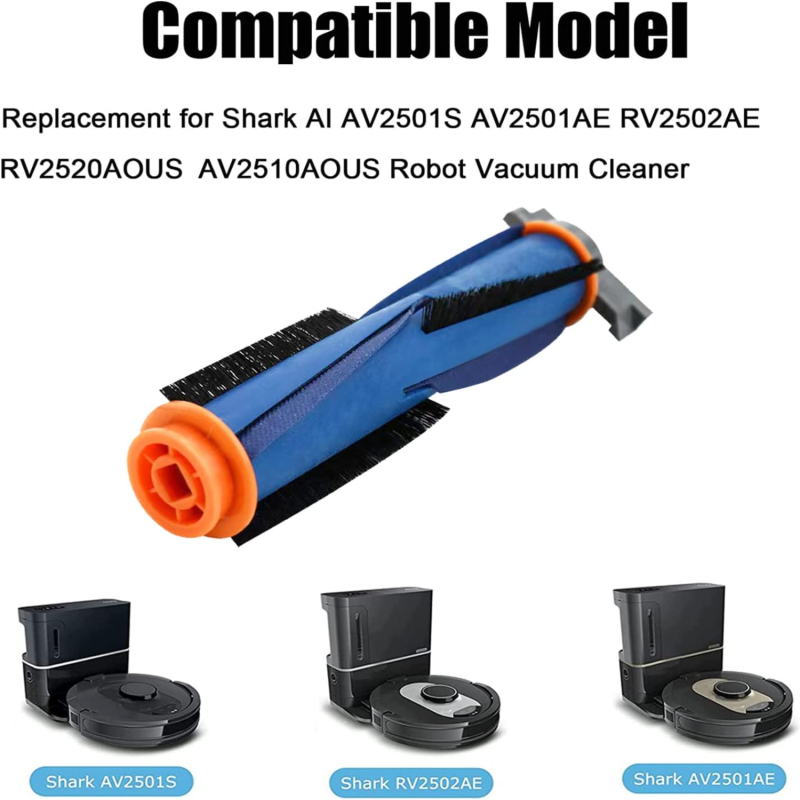 Pack de 2 brosses de remplacement, compatibles avec les aspirateurs robots AI AV2501S, AV2501AE, RV2502AE, RV2520AOUS, AV2510AOUS et RV2410WD - 3