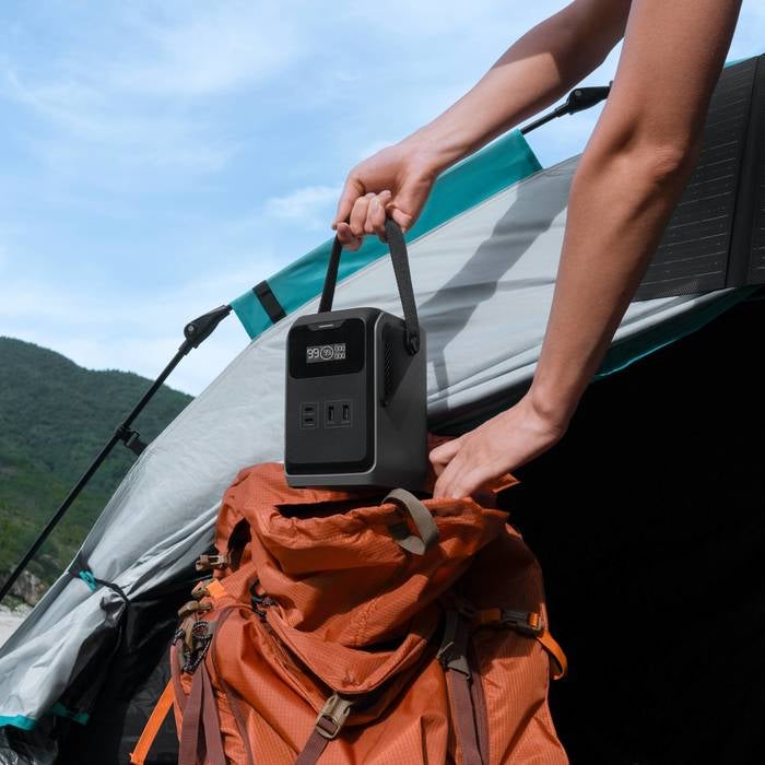 Station électrique ultra portable ECOFLOW Trail 200 DC 192Wh avec poignée - 6