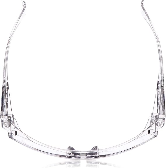 Lunettes de protection, antibuée, anti-gouttelettes, anti-poussière, également adaptées à un usage quotidien, transparentes, lot de 3. - 3