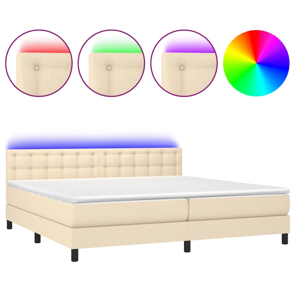 Letto Matrimoniale Moderno Letto A Molle Con Materasso Giroletto Bianco 200x200cm In Similpelle Itd89539 Bianco 70443787