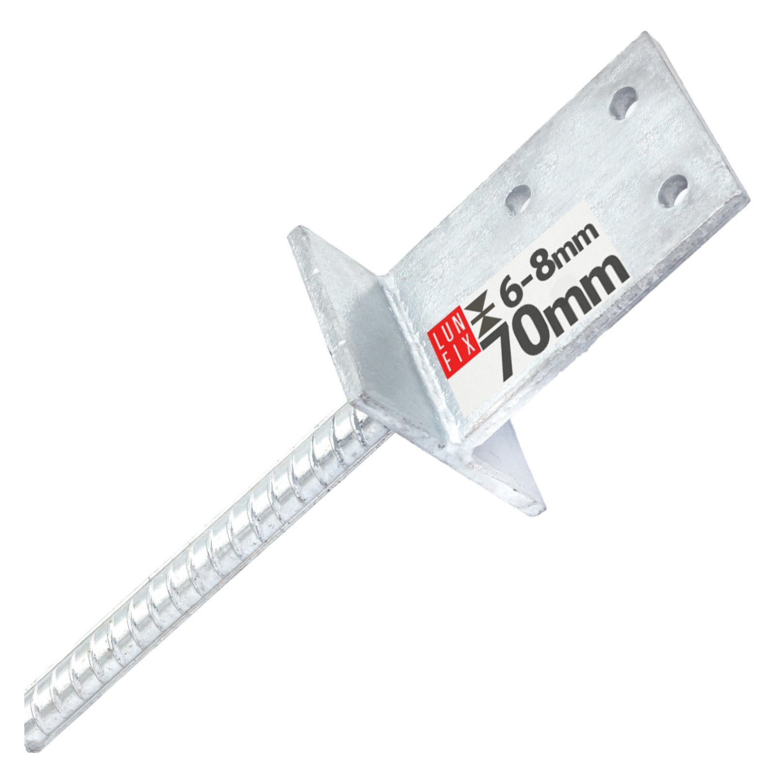 Podstawa słupa do wmurowania typ T 7cm 1szt.