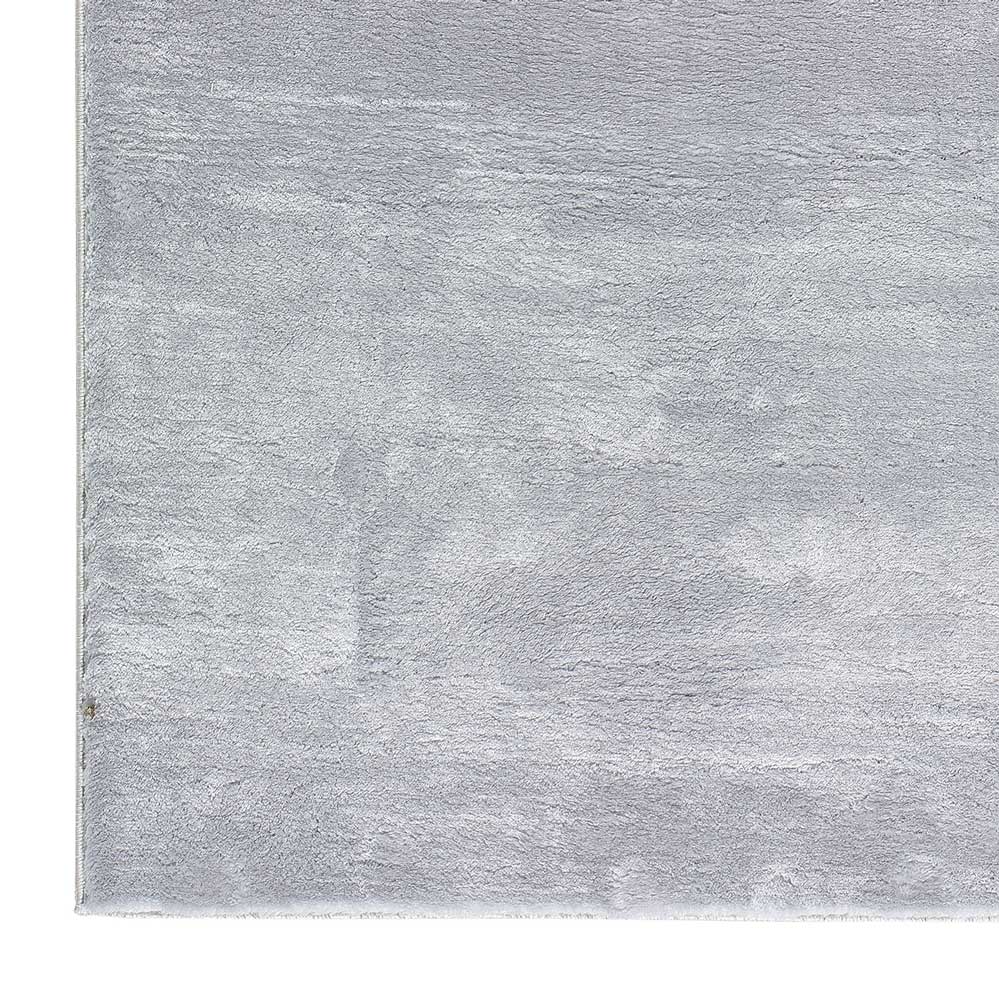 Tapis lavable antidérapant argent rectangulaire l.60 x L.120 cm LOFT uni - ATTICGO - 4