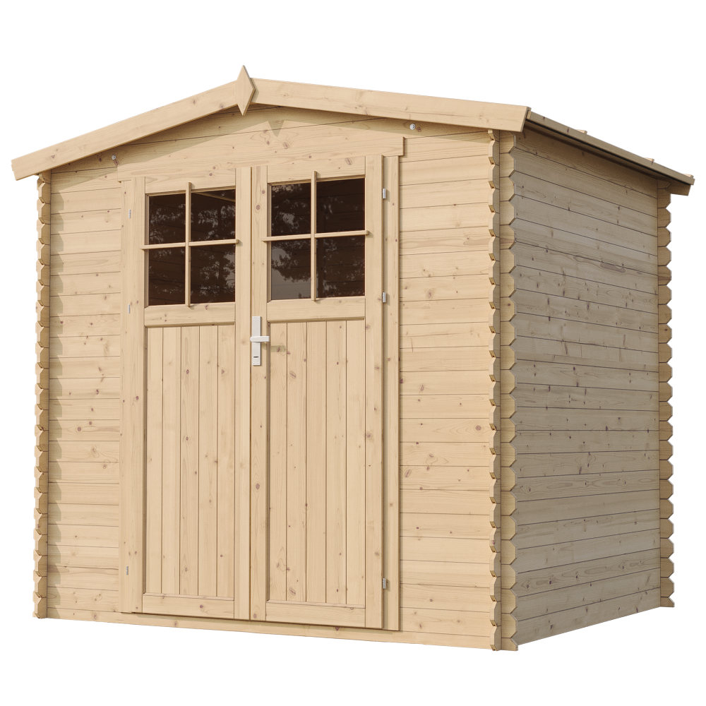 Cobertizo de madera para jardín - 226x236cm/4.33 m² - TIMBELA M369F - 2