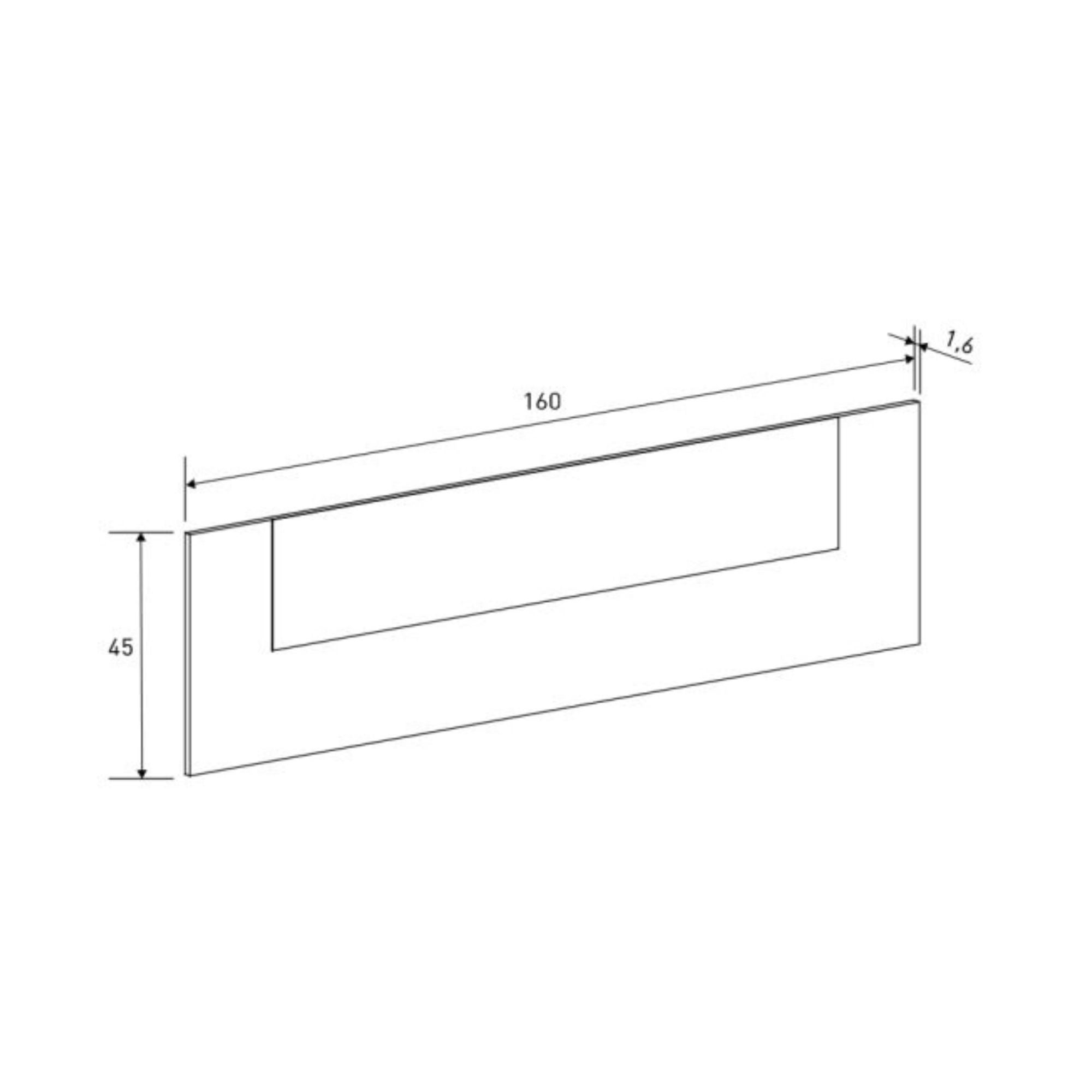 Meyvaser Cabecero Cama 150 Blanco y Cambria – Estilo Nórdico Minimalista, 160x45x1.6 cm, Cabecero de Pared para Camas 140/150/160, Fácil Montaje - 6
