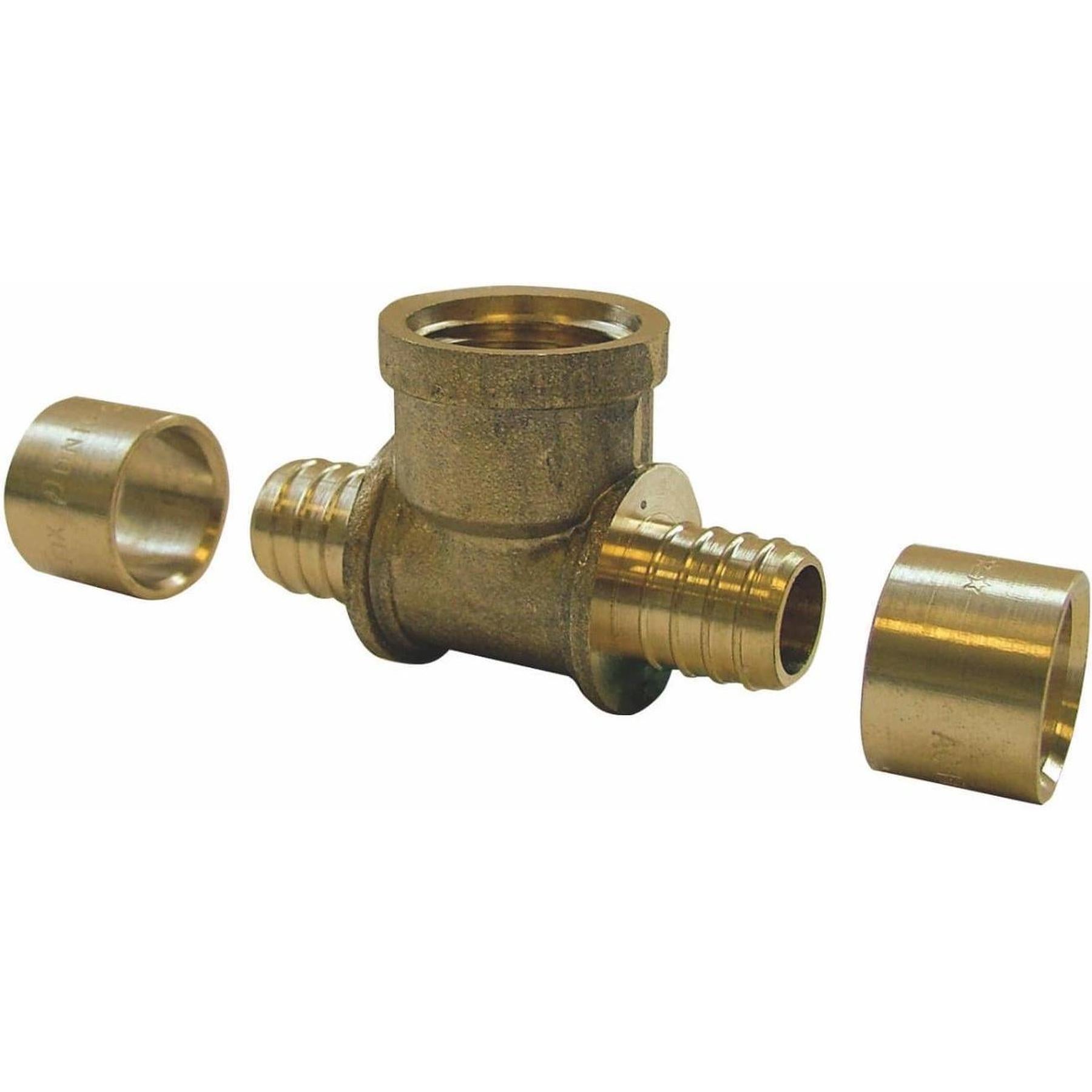 PACK Offerta: 10 Tés A Slide Plumbing All Ottone Per Tubo PER Diametro 20 Femmina Diametro 1 2 15x21 90726366 - Foto 2
