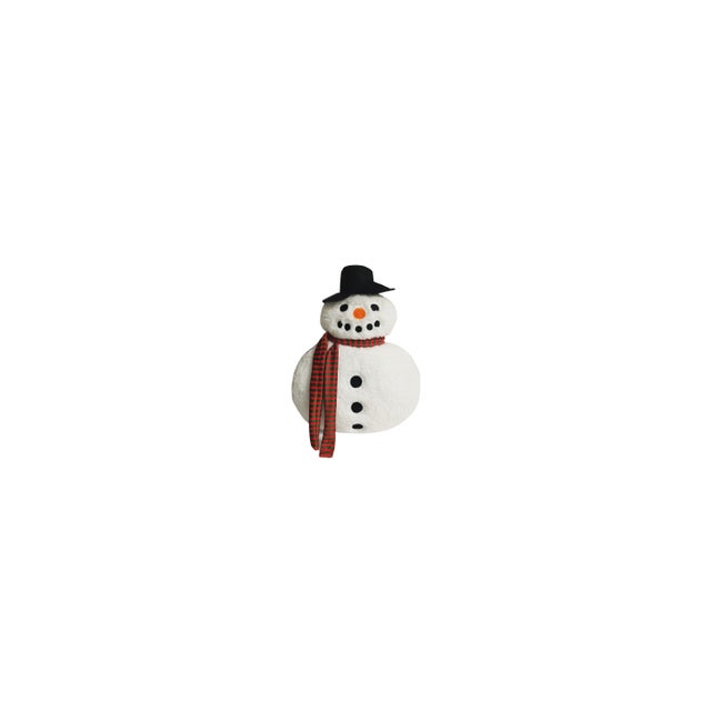 Coussin fantaisie 32x40 cm BONHOMME DE NEIGE, par Soleil d'Ocre