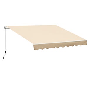 Store banne manuel rétractable alu. polyester