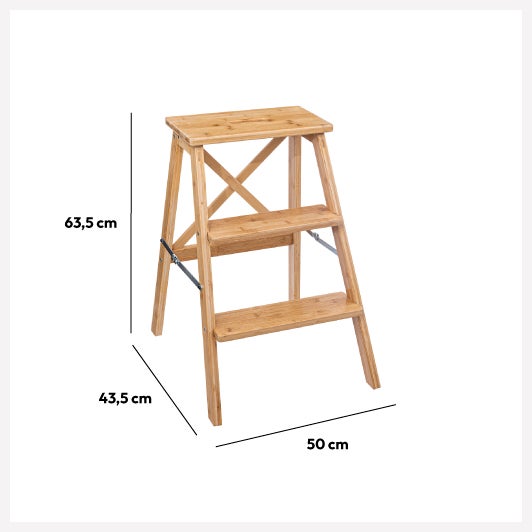 Marchepied 3 marches bambou - 5five - 6