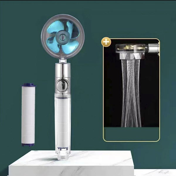 Soffione doccia con tubo da 1,5 m, filtrazione a spruzzo con filtro ionico, soff