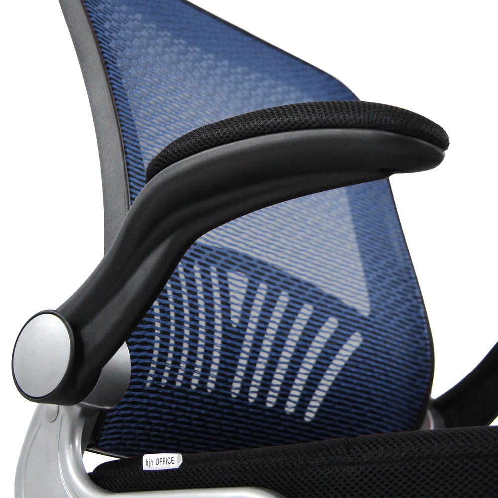 Sedia per visitatori / Sedia per conferenze FLYER PRO V Mesh Nero/Blu hjh OFFICE - 2