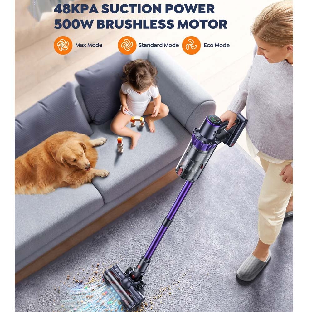 Aspirapolvere Portatile KEROMEE 2 In 1 - 18KPa Potenza, Filtro HEPA, Leggero Per Peli Animali - Foto 8