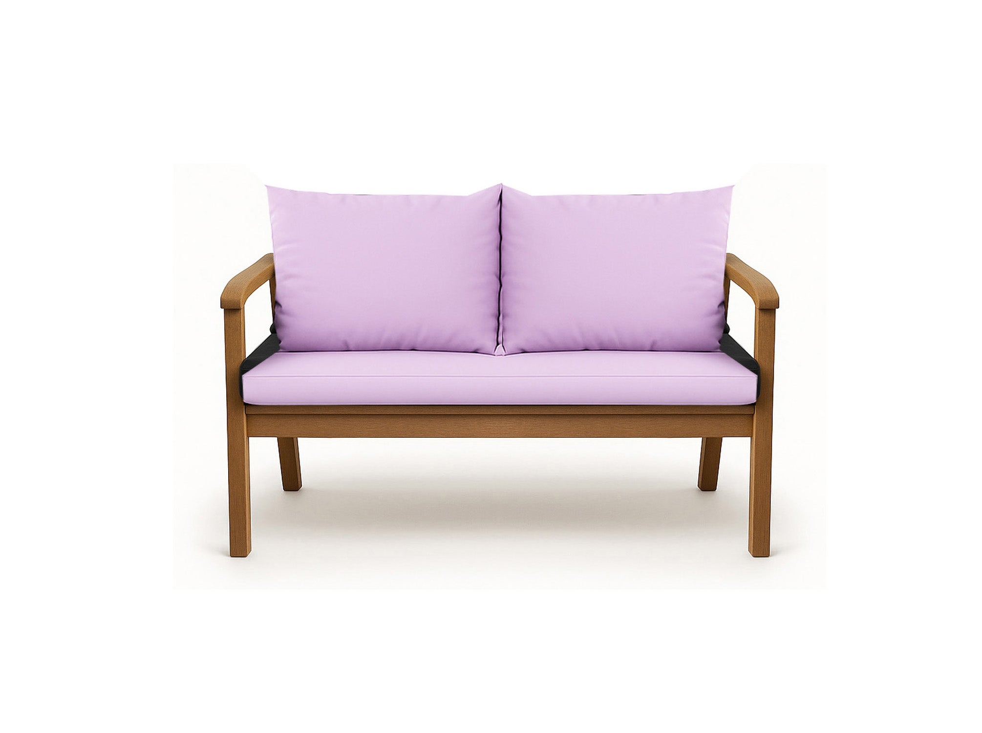 Poduszka ogrodowa na ławkę 120x60x50cm poduszka na meble ogrodowe fioletowa, poduszka na balkon taras, poducha ogrodowa na huśtawkę