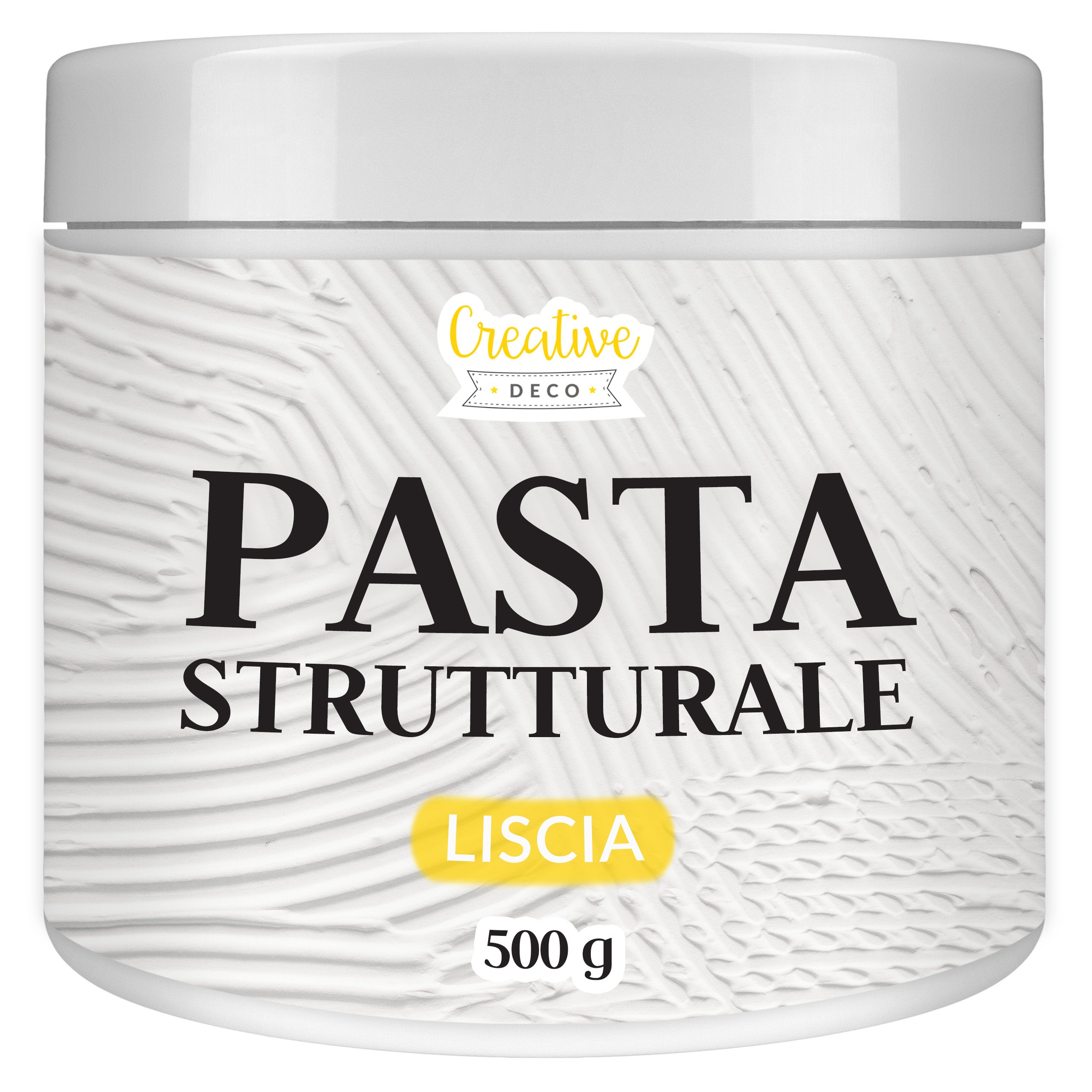 Pâte De Structure LM-Kreativ 1.7kg - Pour Reliefs Et Textures Peinture Acrylique - Surface Résistante