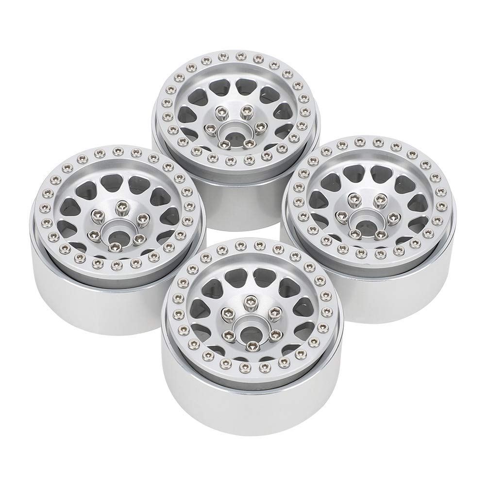 Pneu RC 1/10, 4 pièces de pneu en caoutchouc de 4,8 cm, noir, pièces de rechange pour SCX10 90046 1/10 RC Crawler 120 mm