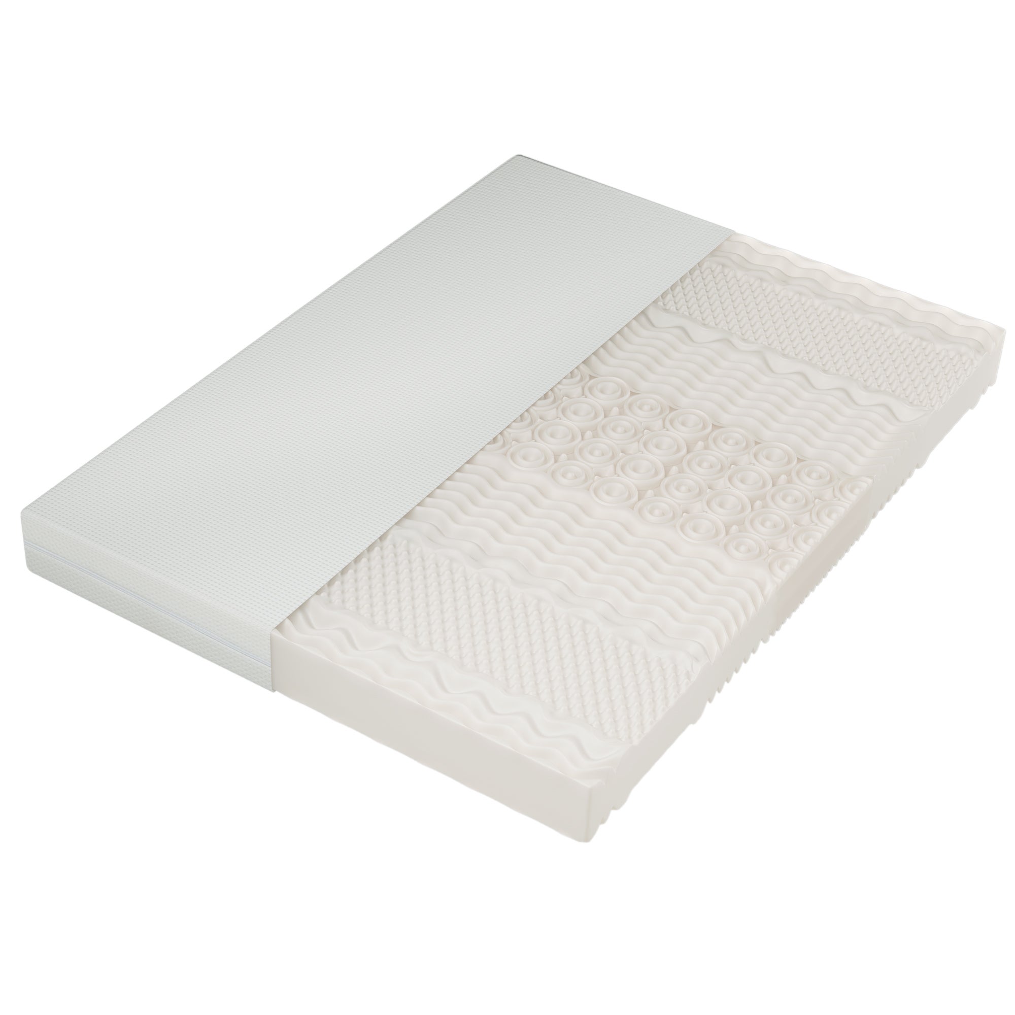 Matelas 140 x 200 cm mousse 7 zones de confort ép.20cm - Merax - 5
