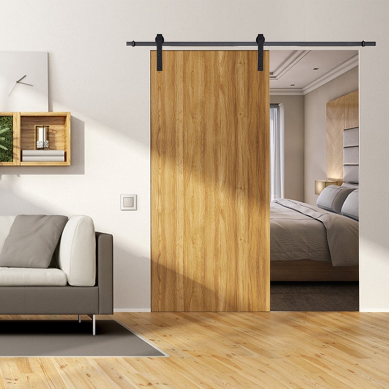 Rail Porte Coulissante Système de Porte Coulissante Ensemble d'accessoires pour Rail en bois Verre 150kg Streifen 152CM - 2