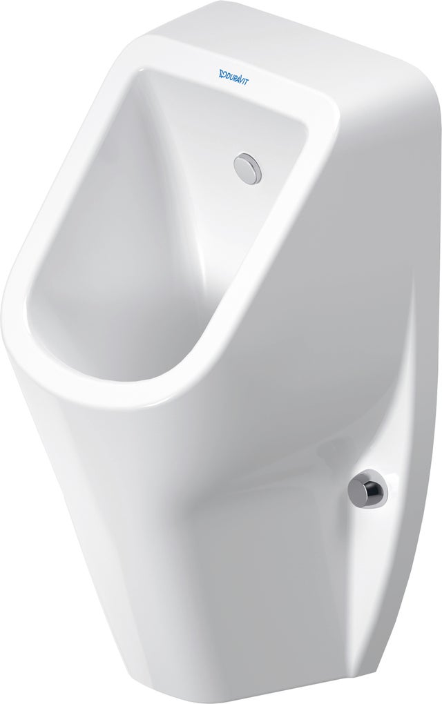 Duravit No.1 urinoir, rimless, arrivée à larrière, incl. buse de rinçage, 305x290mm, blanc, 2819300000, Farbe: Blanc