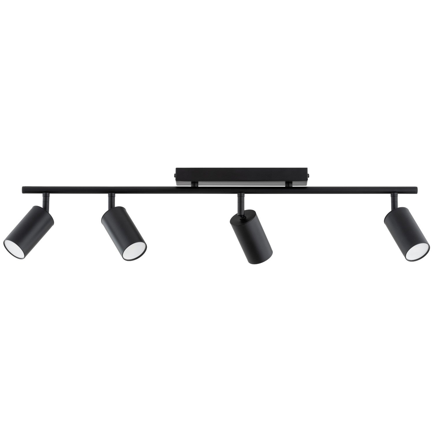 Reflektor sufitowy spot natynkowy Kamel listwa czarny 4xGU10x10W wym: 19 x 75 x 6 cm metal Alfa