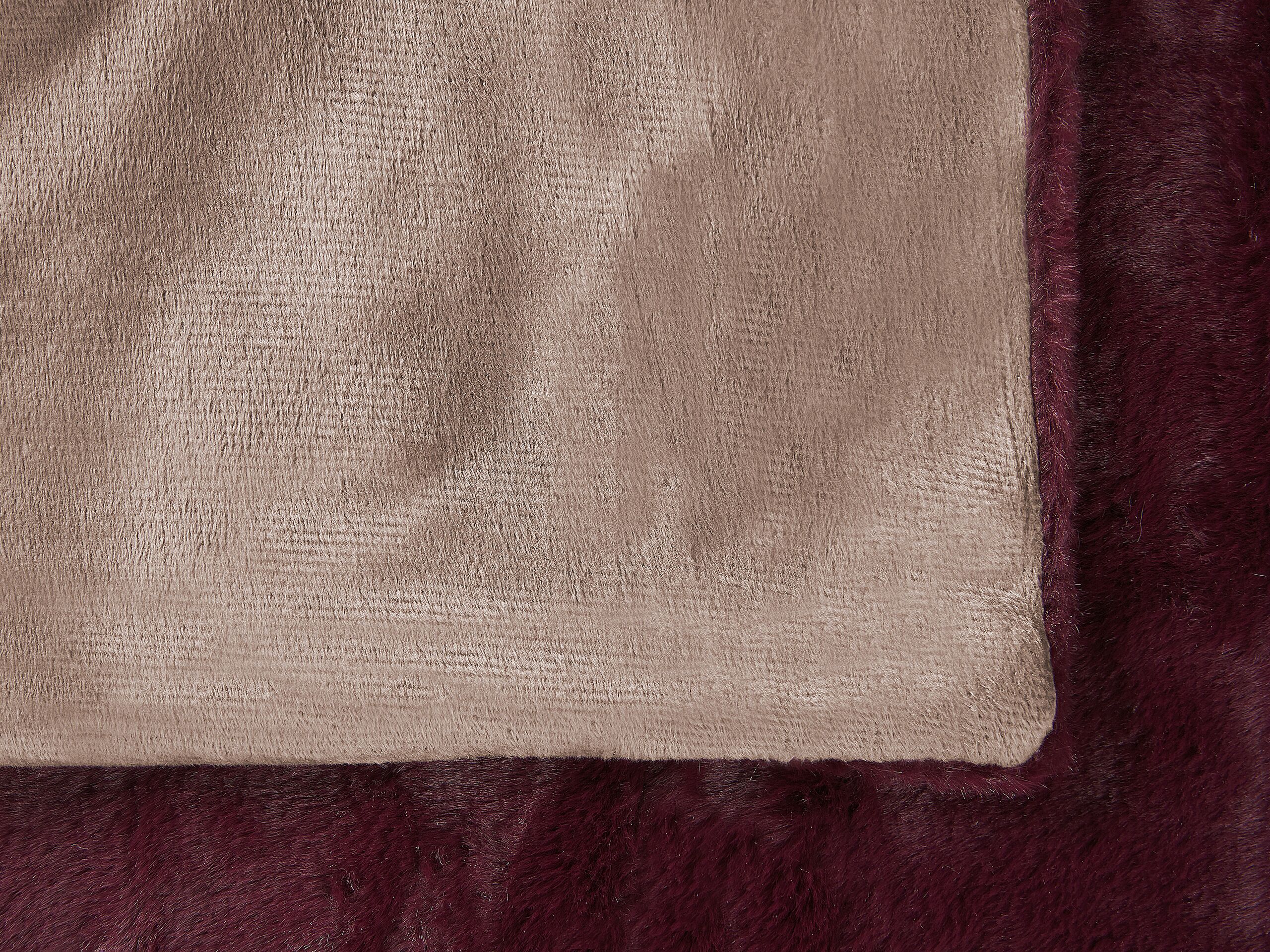 Coperta TANTAN 150 x 200 cm Bordeaux - 5