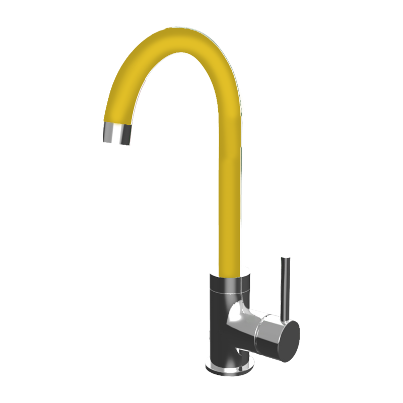 GRANADA-Cocina s/repisa Caño Color Cromo|Amarillo Leroy Merlin