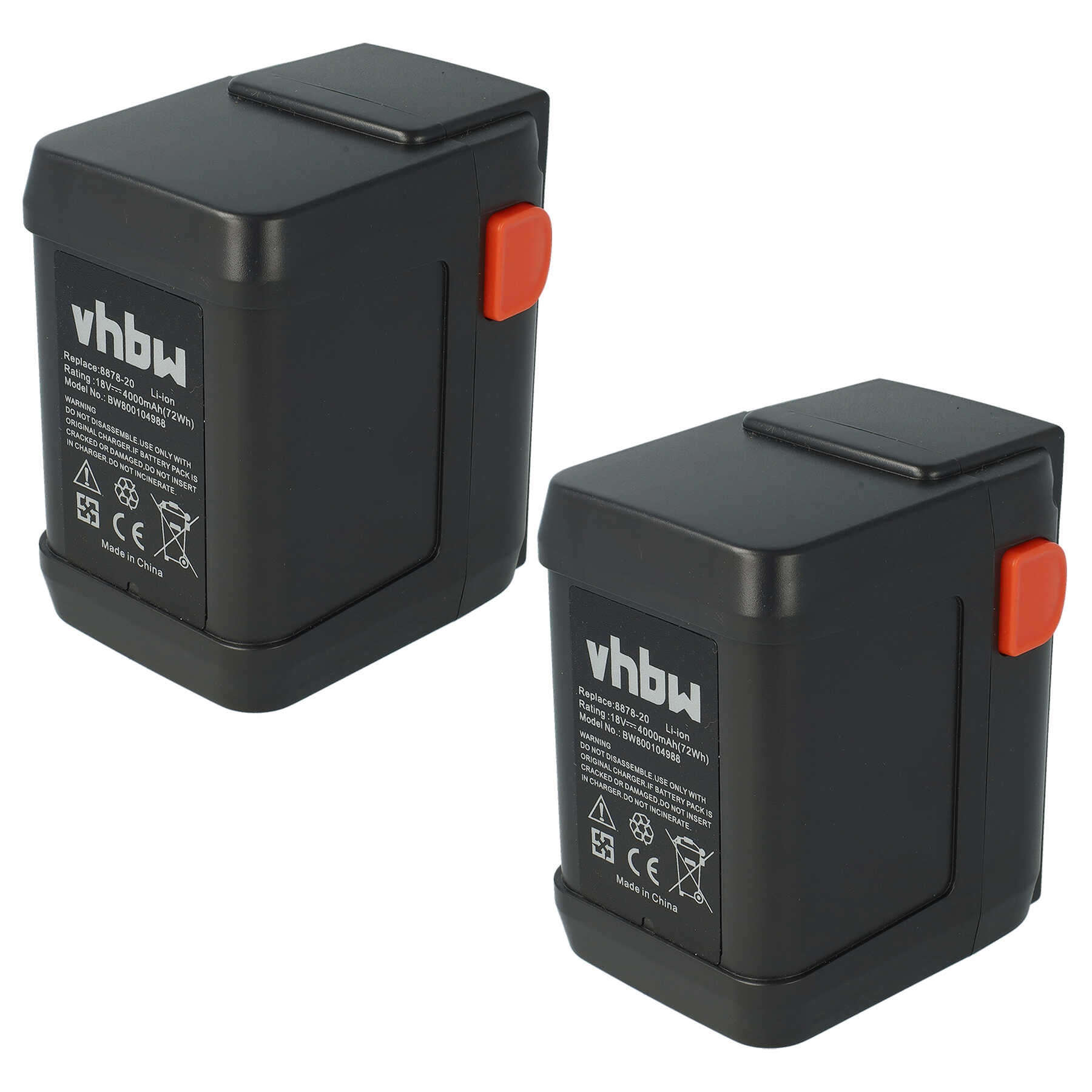 Lot De 2 Batteries 18V 4000mAh Pour Bosch CFL180 – Marque Visiodirect – Garantie 1 An