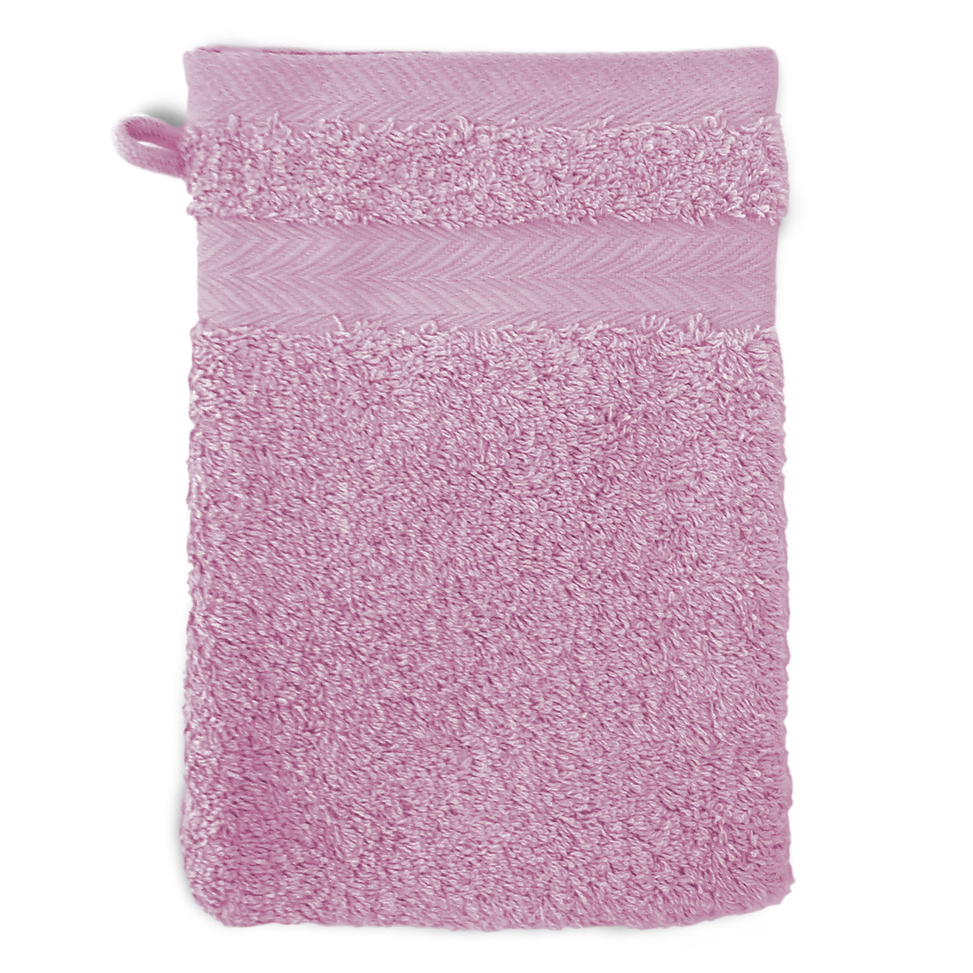 Parure de bain 7 pièces ROYAL CRESENT Rose Lavande 650 g/m2 - 6