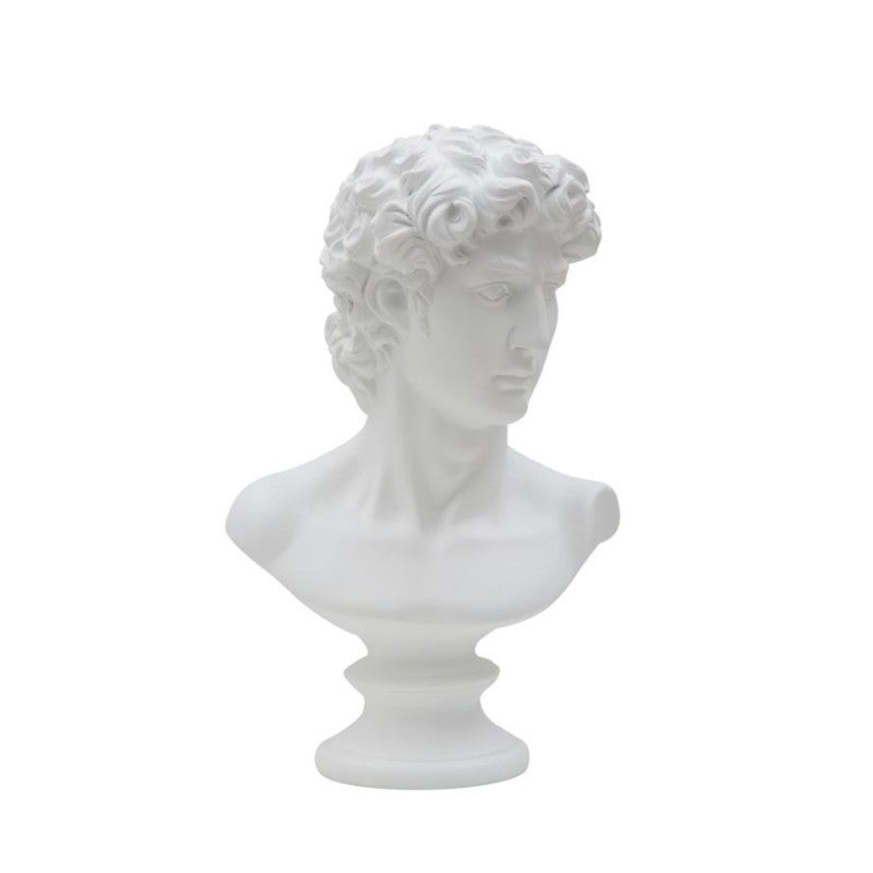 Atmosphera - Buste de Femme Wild résine Blanc h22cm