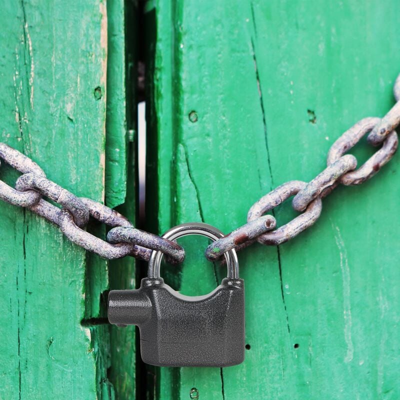 Cadenas Alarme de Securite 110 db 3 Cles inclus Antivol a Capteurs de Vibrations et Mouvements en Acier Trempé - 5