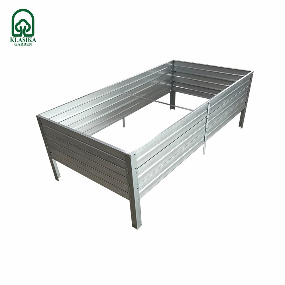 Podwyższona grządka KLASIKA GARDEN, stal ocynkowana 150x75x30 1szt