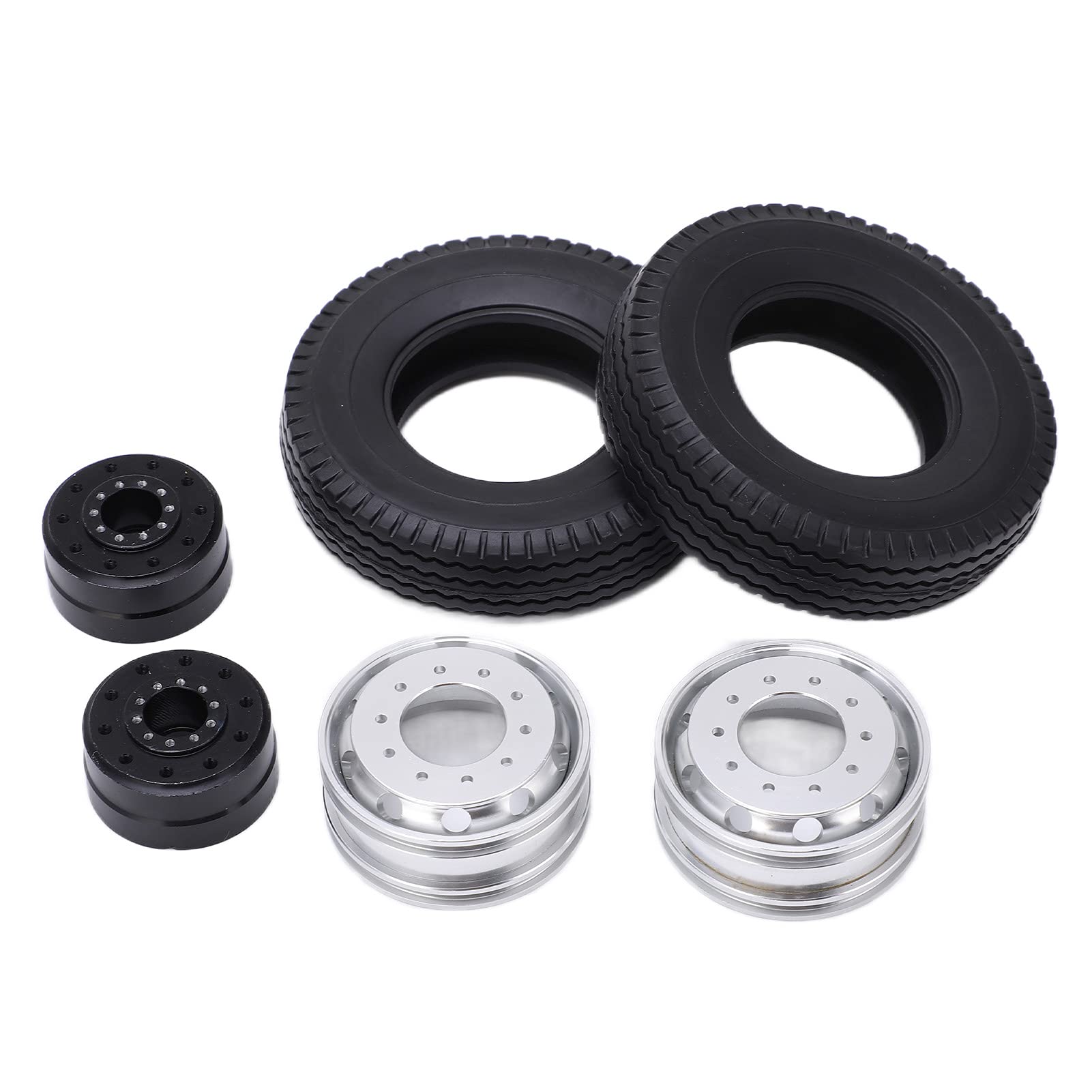 1 Echappement à sortie arrière en métal pour Mercedes Tamiya LESU G-6050-A