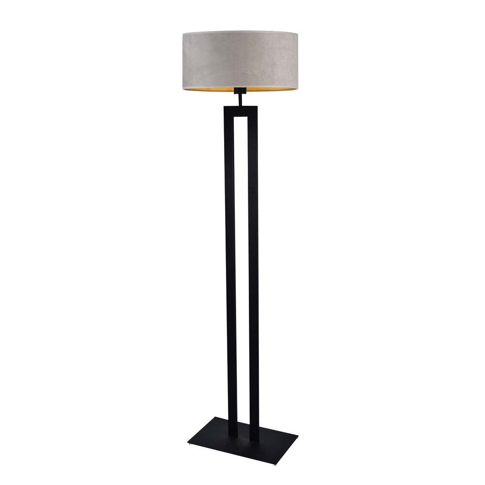 Lampa stojąca podłogowa z abażurem walec MONO