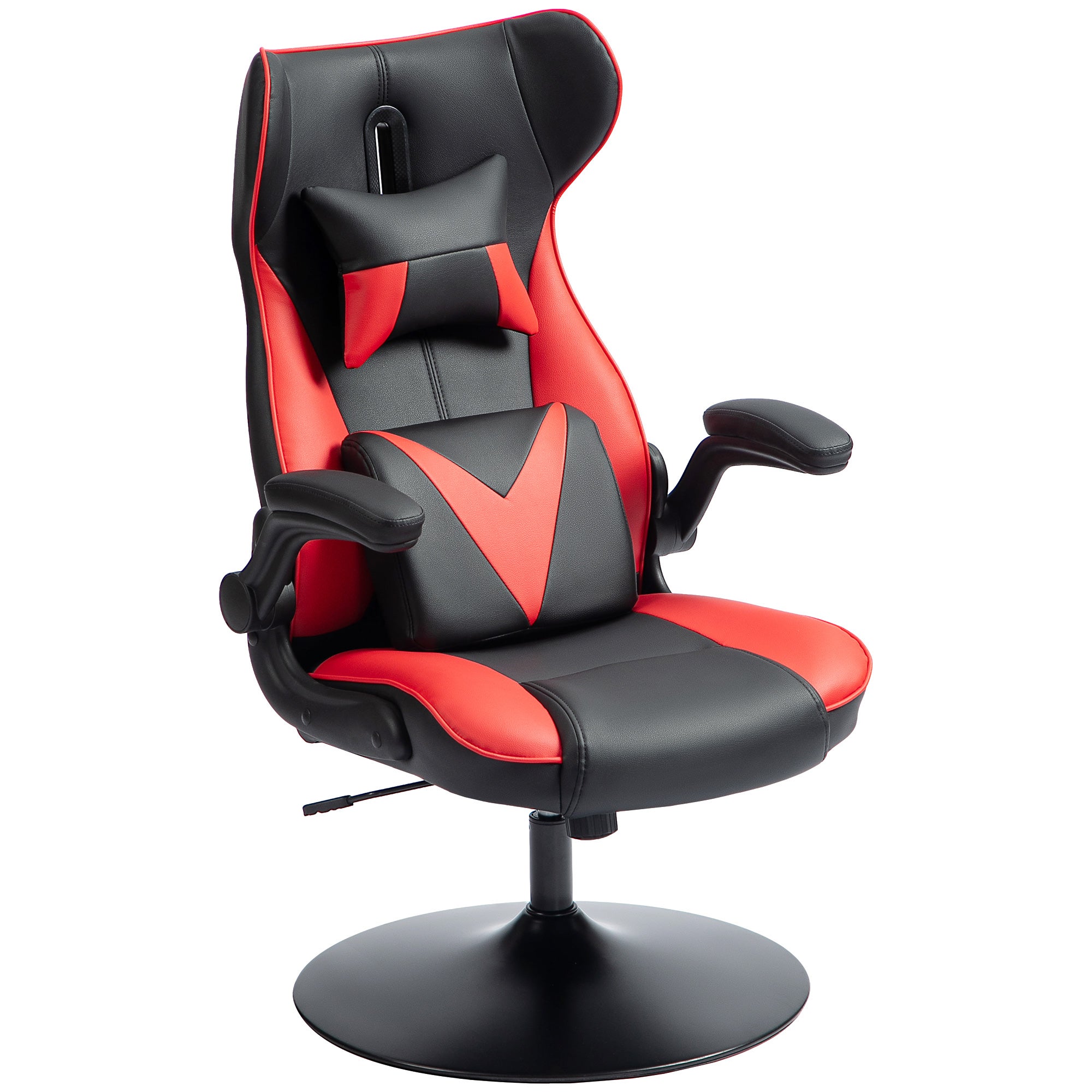 Chaise Gamer Bayt - Bureau Ergonomique Réglable - Dossier Et Hauteur Ajustables - Pivot 360° - Accoudoirs - Noir/Gris - 9