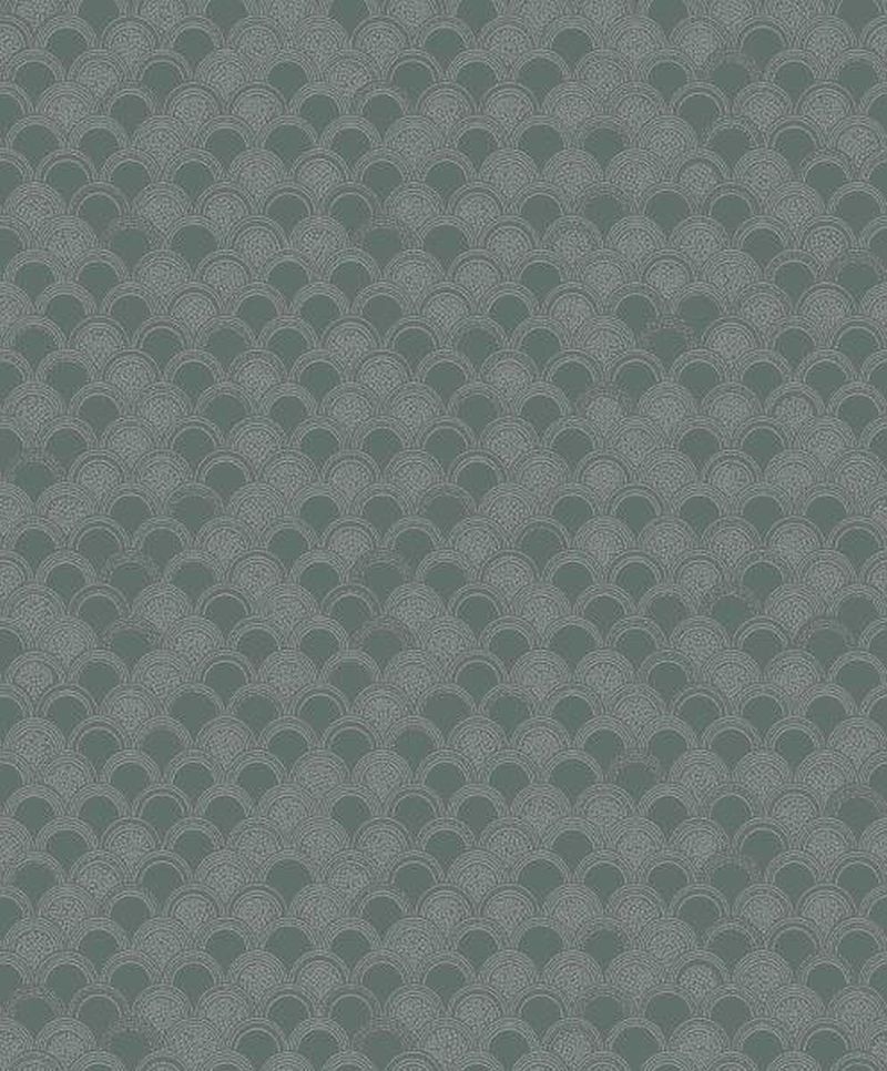 Tapeta motyw art déco zielonym - 53 cm x 10.05 m - BORASTAPETER