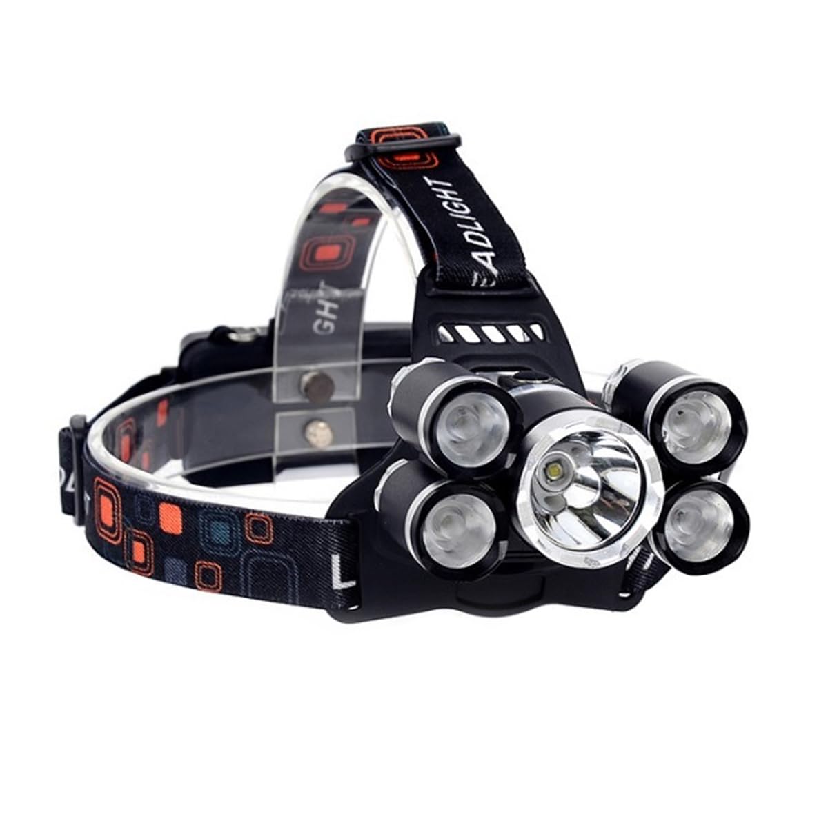 Lampe frontale LED puissante 700 lumens avec batterie rechargeable Lampe frontale LED puissante 700 lumens avec batterie rechargeable