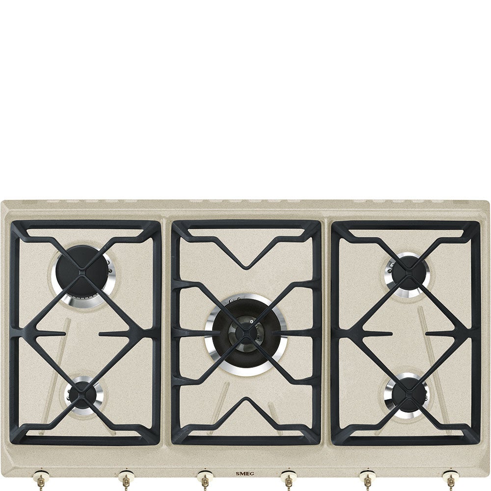 Table de cuisson à gaz encastrable à 5 feux Smeg SRV896AVOGH2 - 2