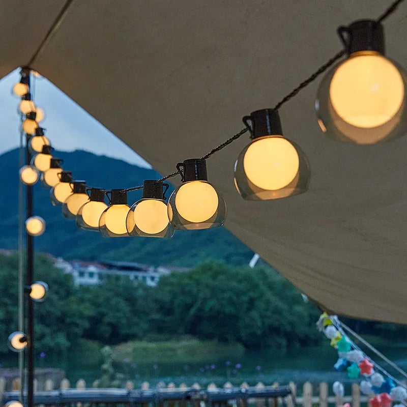 Guirlande Lumineuse De Camping 4 En 1, Récupération En 30 Secondes Chargement Usb Adaptee Au Camping Rvb 10 Metres 96583514