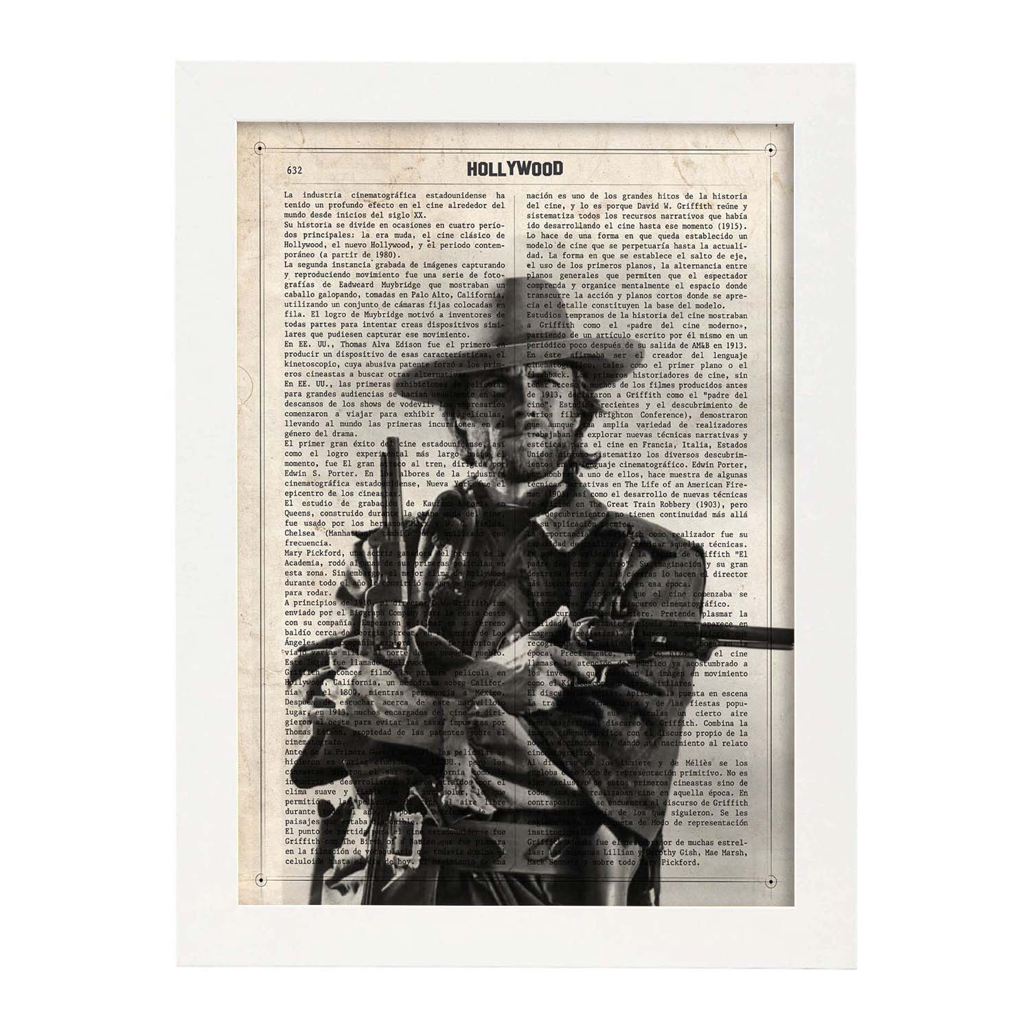 Plaque Métal Décorative 30x20 Cm Cinéma Western Clint Eastwood - Fabriqué En France