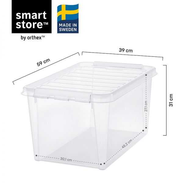 Cetomo Lot De 6 Boîtes De Rangement 15L Avec Couvercles - Plastique Empilable Blanc Pour Maison Et Bureau