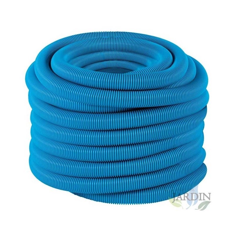🏊‍♂️ Manguera De Retrolavado Para Piscina 1 1/2" X 25 Pies | Azul Resistente | Limpieza Filtro Fácil