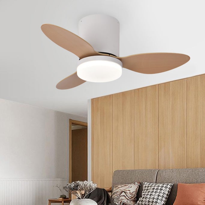 Ventilateur de plafond avec lumière, télécommande/contrôle par application, 6 vitesses de ventilation, minuterie, gradation continue (63 cm) - 3