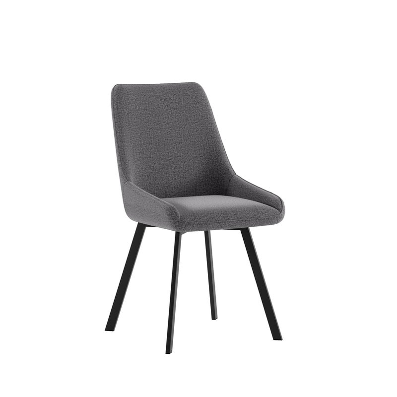 Fox - Szary fotel z mikrofibry 4 szt.