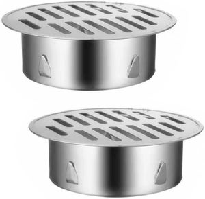 Siphon De Sol Amovible HOHOVYVY Acier Inox 304 - Anti-Blocage, Drainage Pour Douche, Extérieur, 83mm