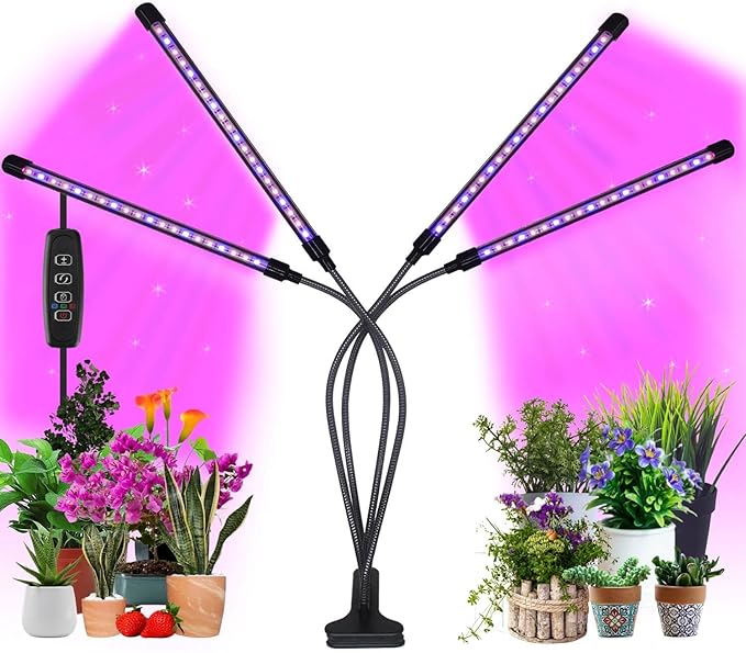TRAFIKA Panneau LED 60W Éclairage Culture Intérieur - 98 LEDS LM282B, Spectre Complet, CRI 90, Plug & Play Pour Plantes