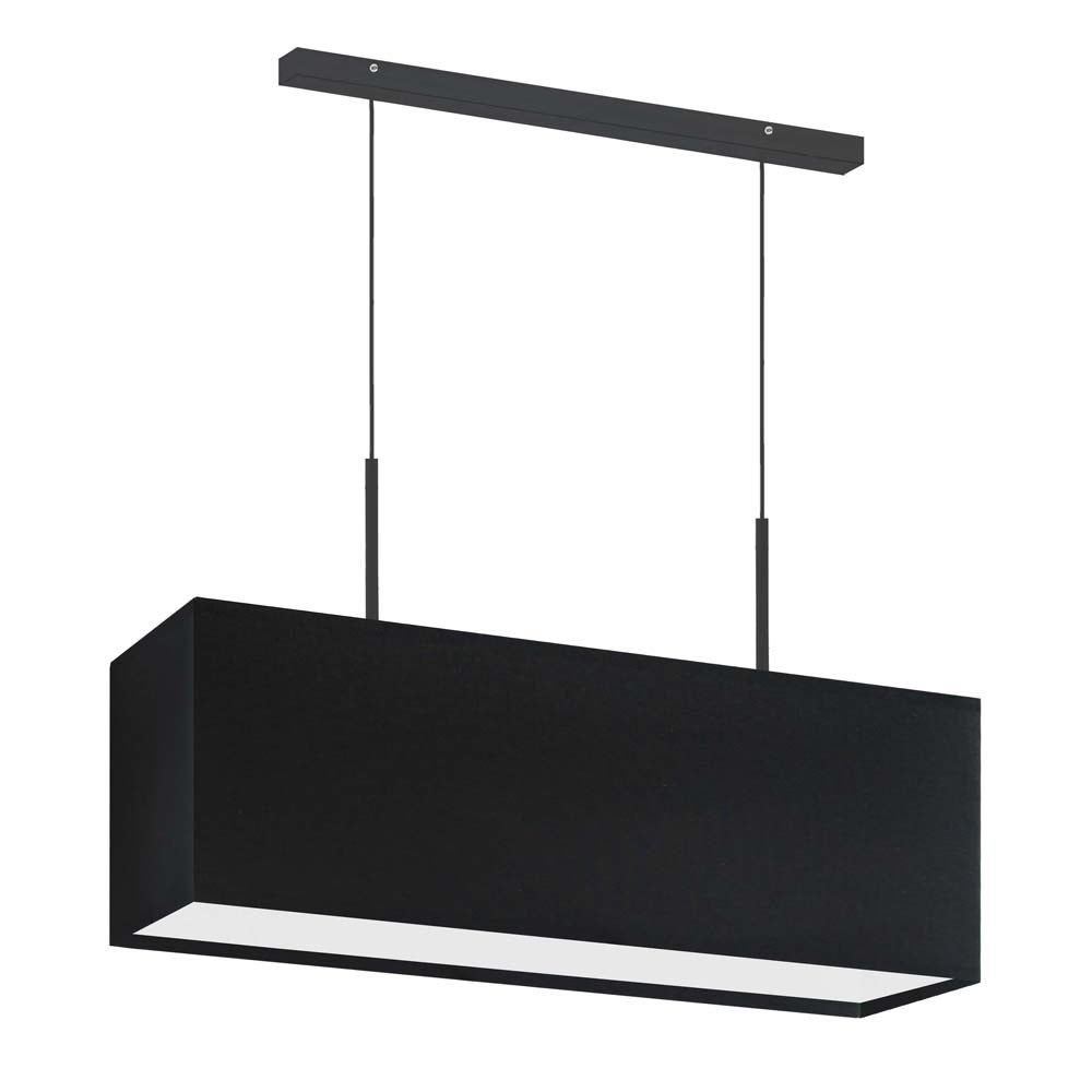 Lampa wisząca zwis żyrandol sufitowa z abażurem prostokąt MONO Z4