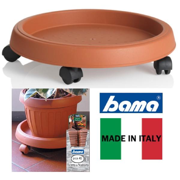 sottovaso rotondo d. 35 rosso corallo